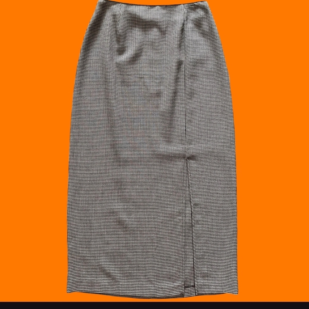 Kathie Lee Collection Black and White Maxi Skirt